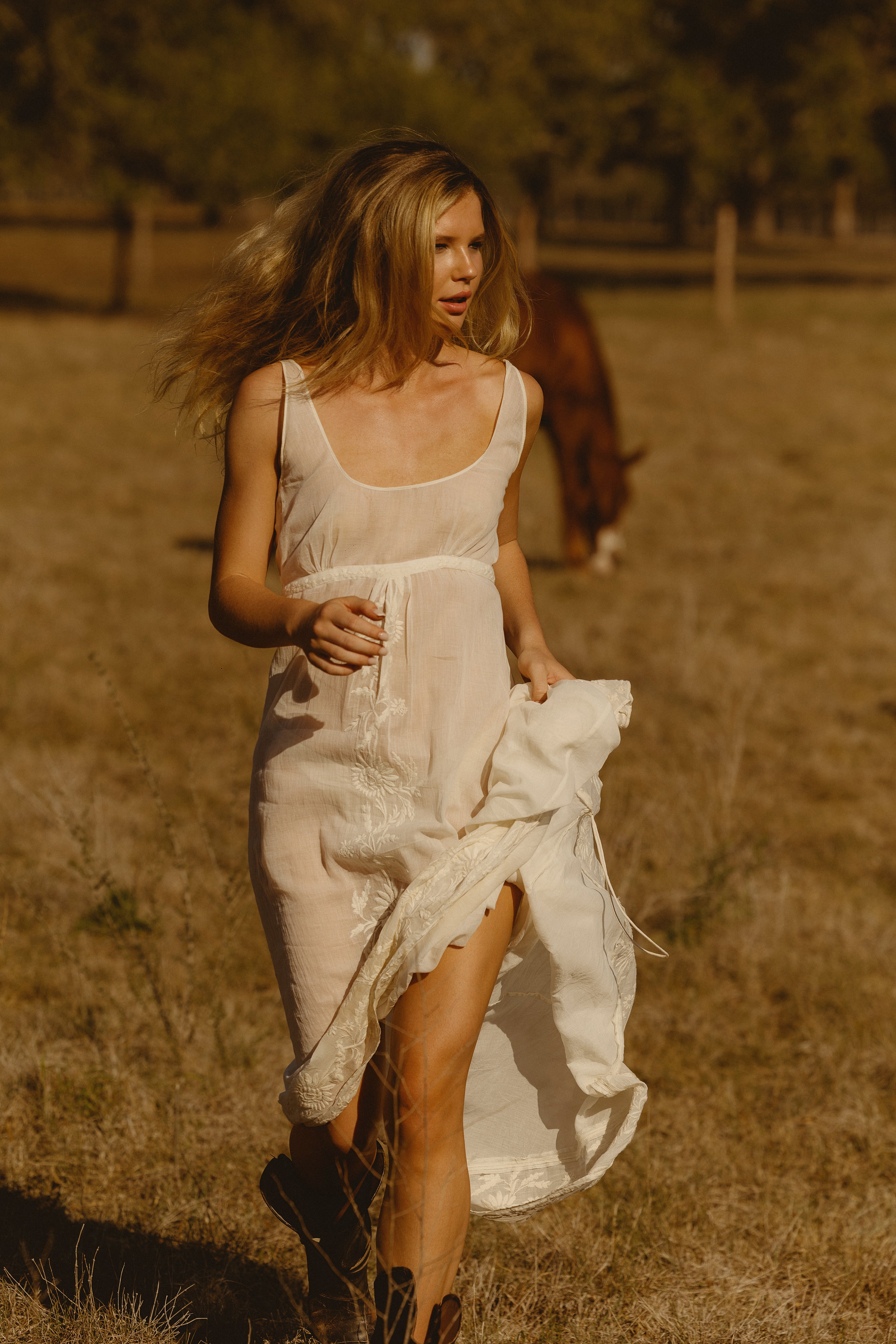 Sunflower Train Dress
