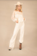 La Perla Pinstripe Pant