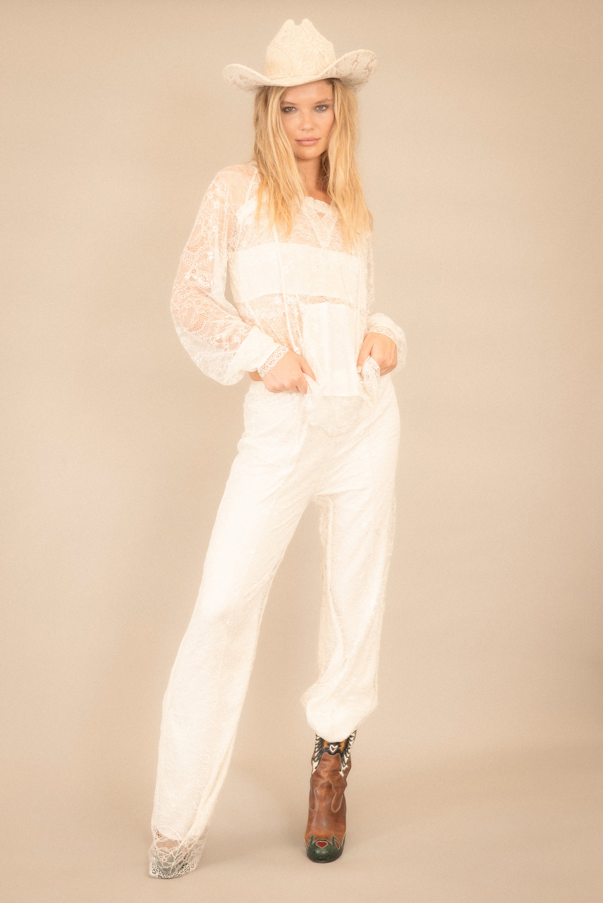 La Perla Pinstripe Pant