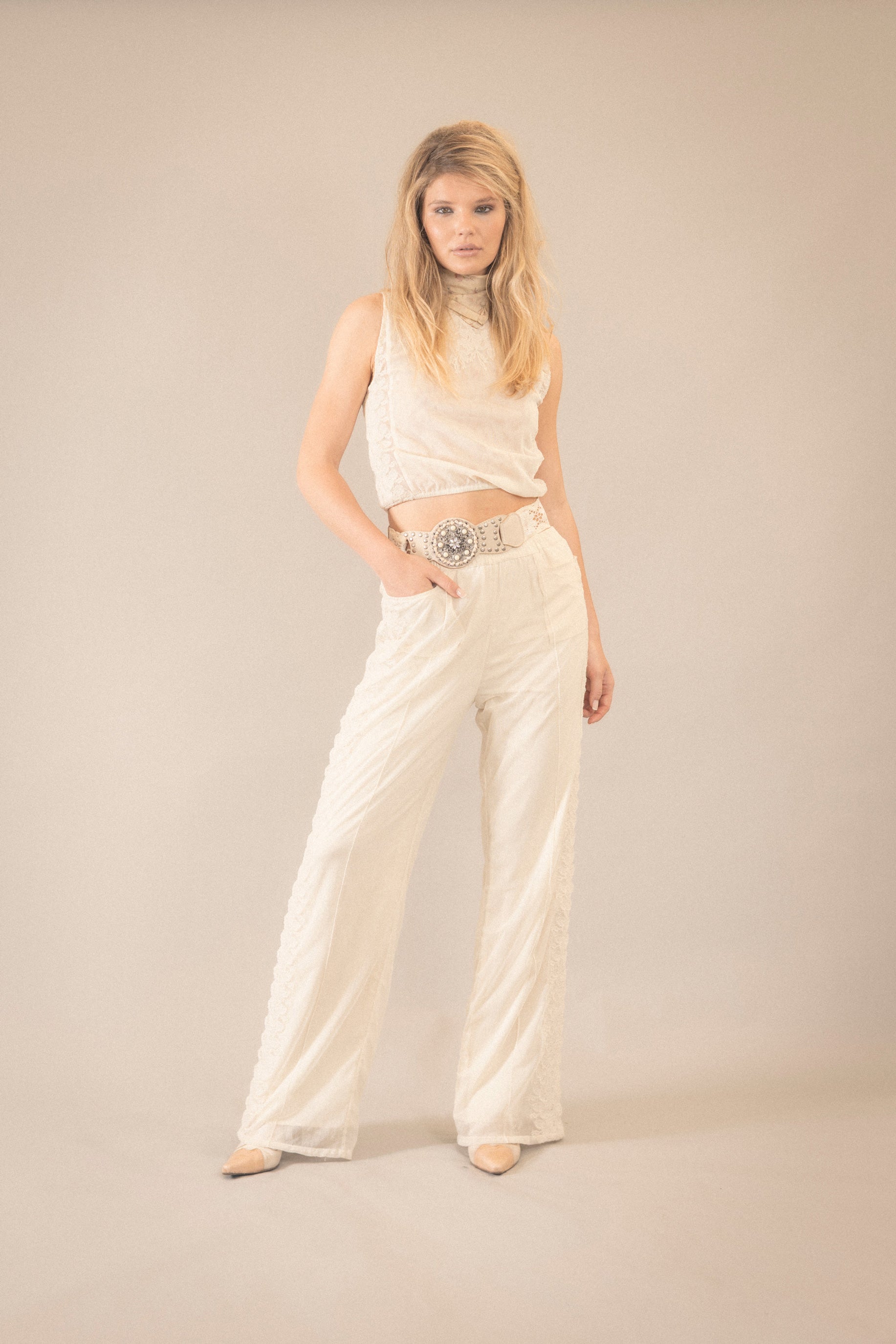 Rosewood Pinstripe Pant