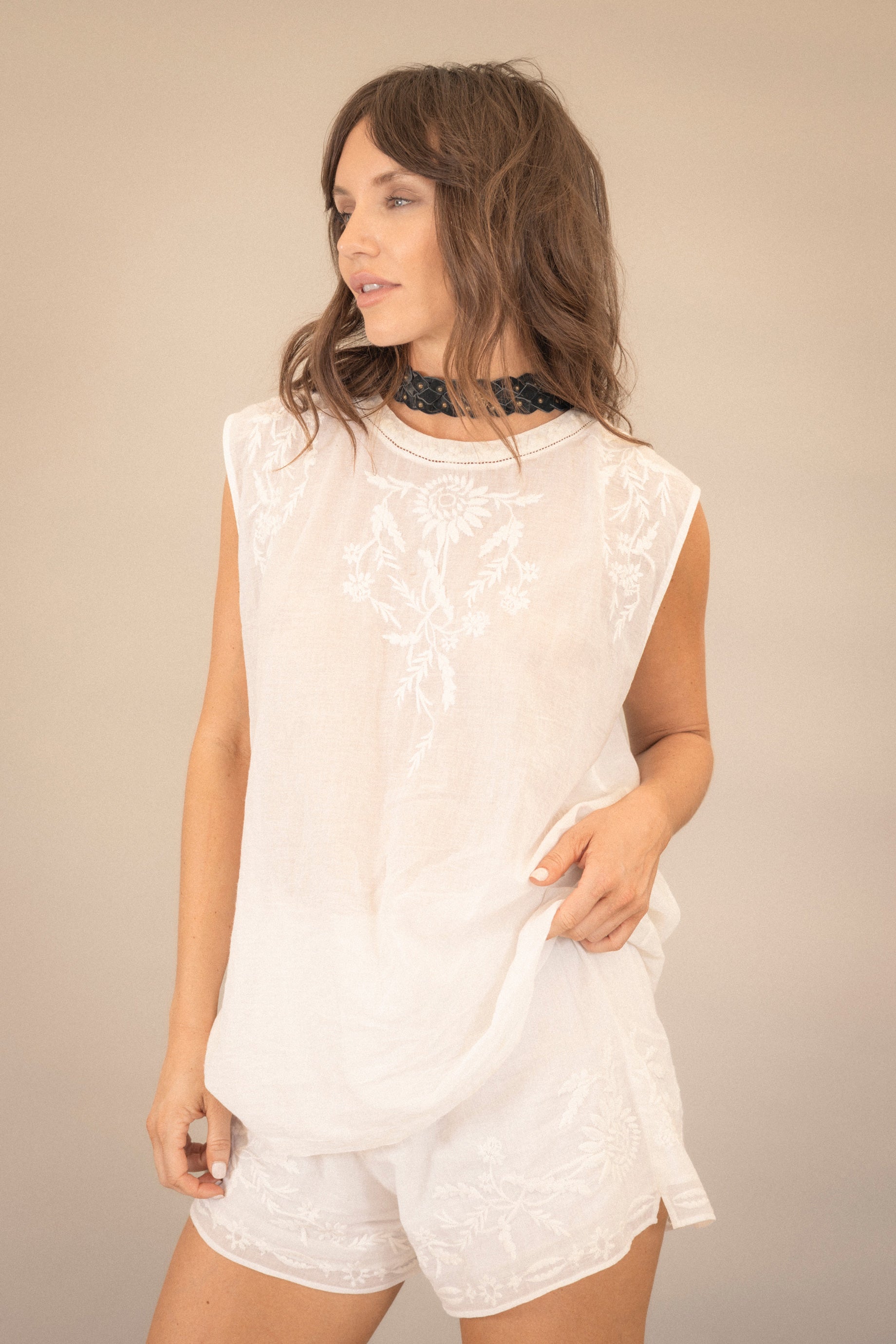 Sunflower Muscle Tee